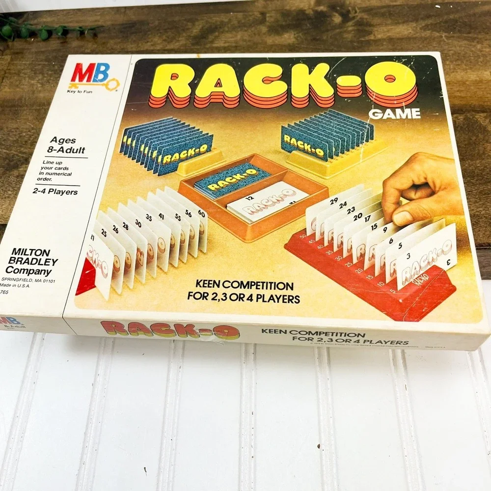 Vintage game Milton Bradley Rack-O,‎ Complete In Box